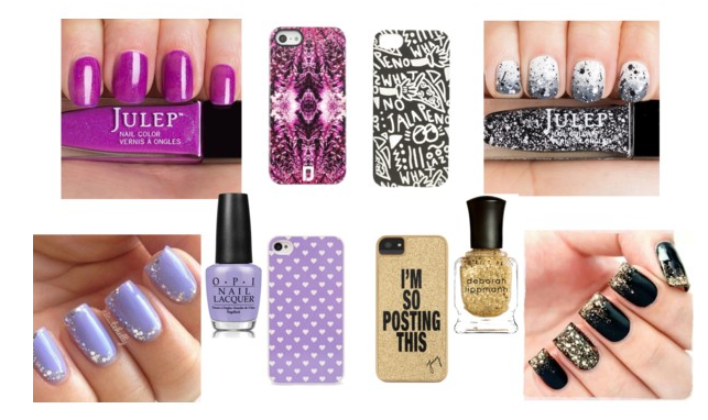 phone cases and nails