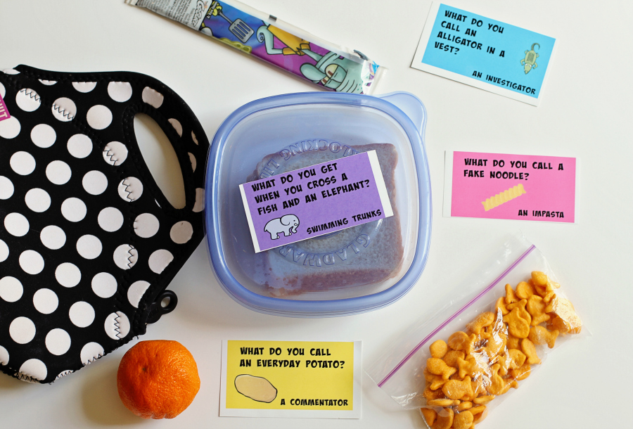 Printable Lunchbox Jokes for Kids