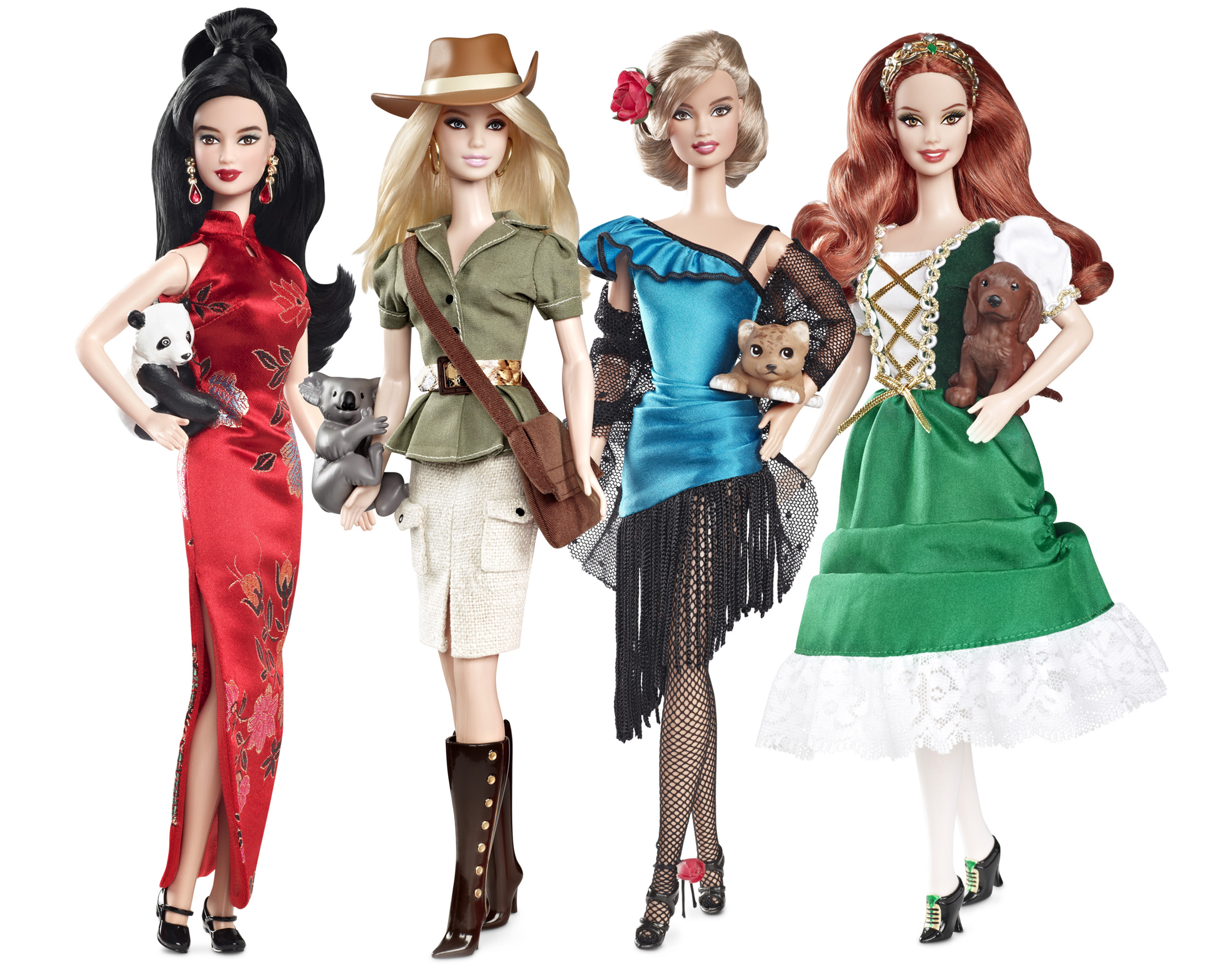 all the barbie dolls in the world