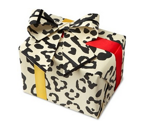 Solid Colored Gift Wrap - Black - Midori Retail