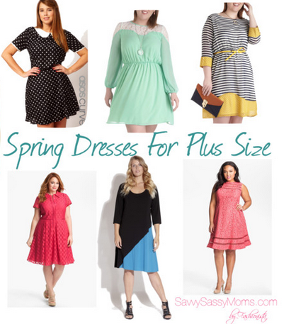 Spring Into Dresses for plus size - Savvy Sassy Moms
