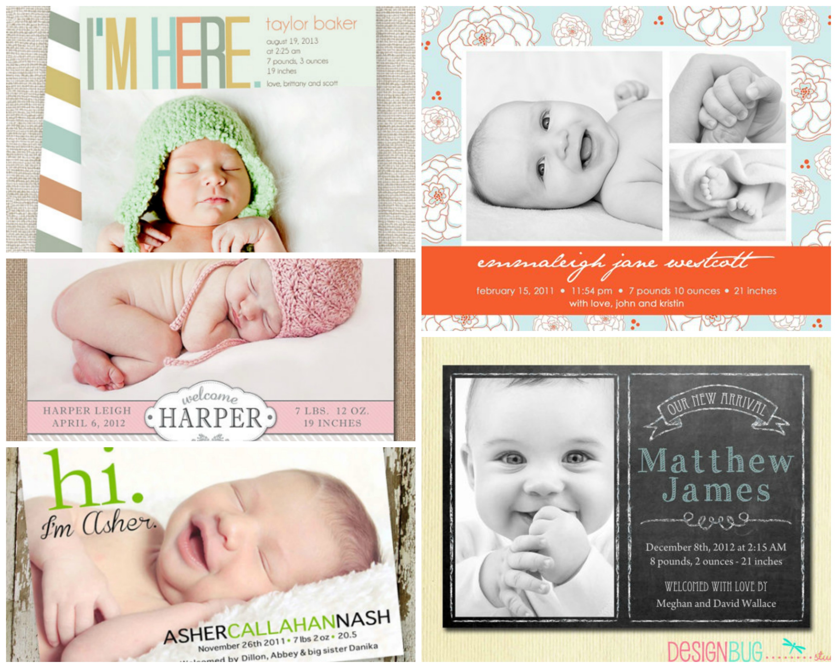 birth-announcements-from-etsy-savvy-sassy-moms