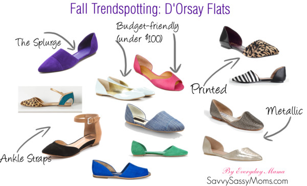 Fall Trendspotting: D'Orsay Flats - Savvy Sassy Moms