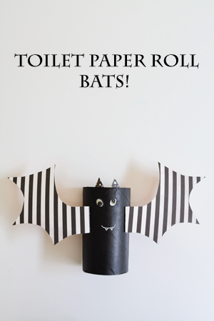 Halloween Toilet Paper Roll Bat Craft - Savvy Sassy Moms