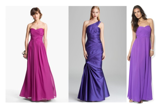 Purple Red Carpet Gowns