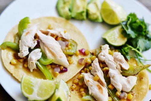 lime chicken tacos