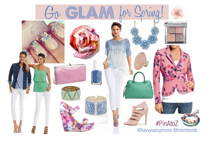 Pinterest Party: Go GLAM for Spring - Savvy Sassy Moms