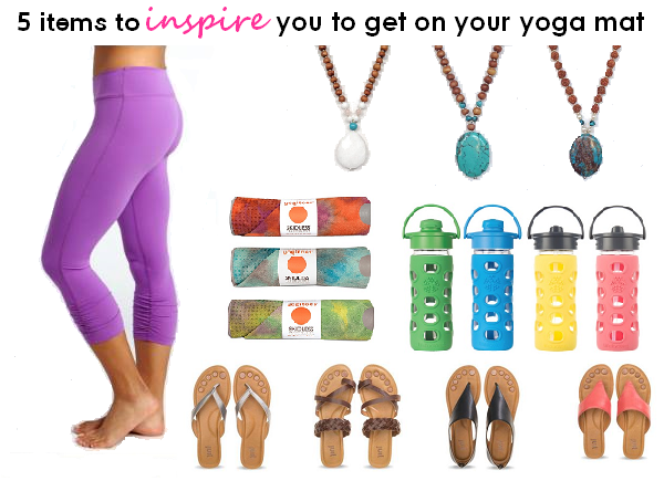 5 items to inspire you to get on your yoga mat - Savvy Sassy Moms