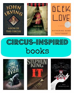 circus inspired books