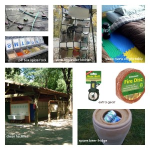 camping collage