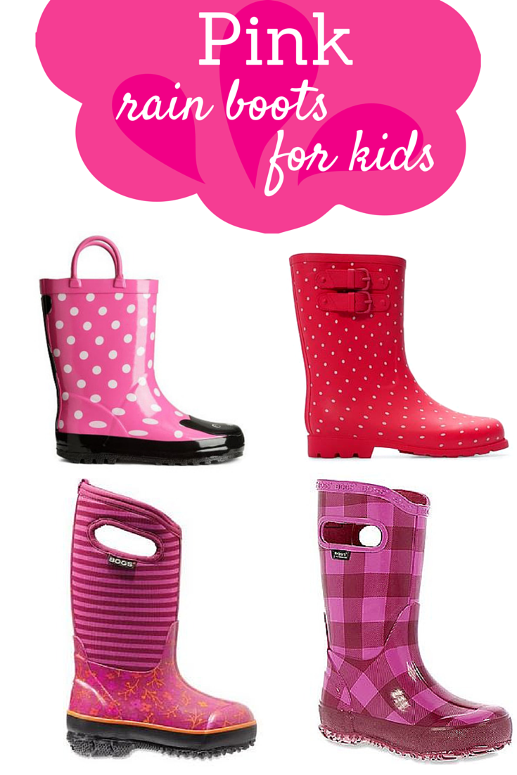A rainbow of rain boots for kids - Savvy Sassy Moms