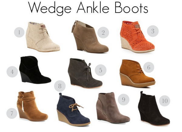Small Wedge Boots