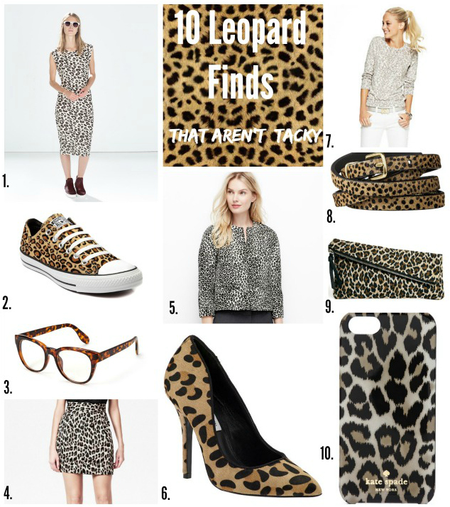 10 Leopard finds (that aren't tacky) - Savvy Sassy Moms