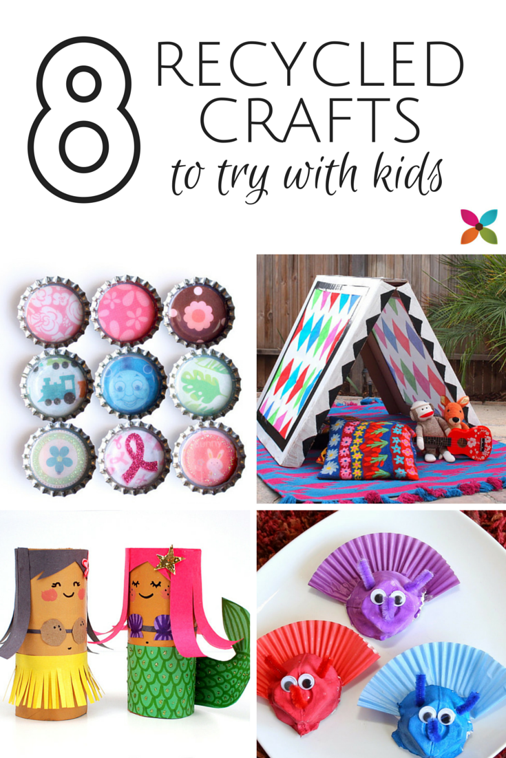 Roundup of recycled crafts - Savvy Sassy Moms