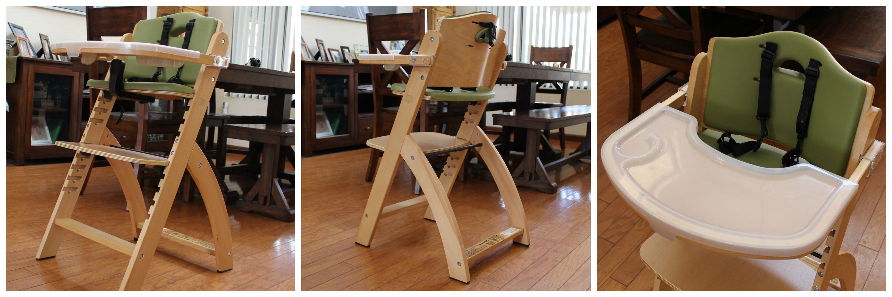 abiie wooden high chair