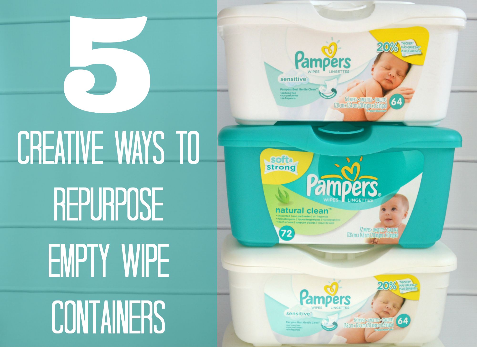 5 Creative Ways to Reuse Wipe Containers