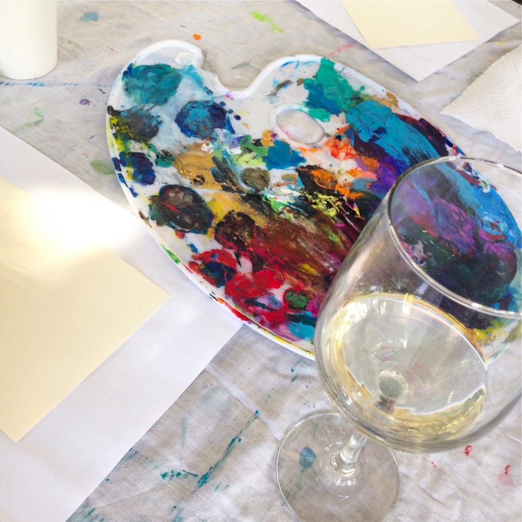 Vino and Van Gogh Paining Classes 