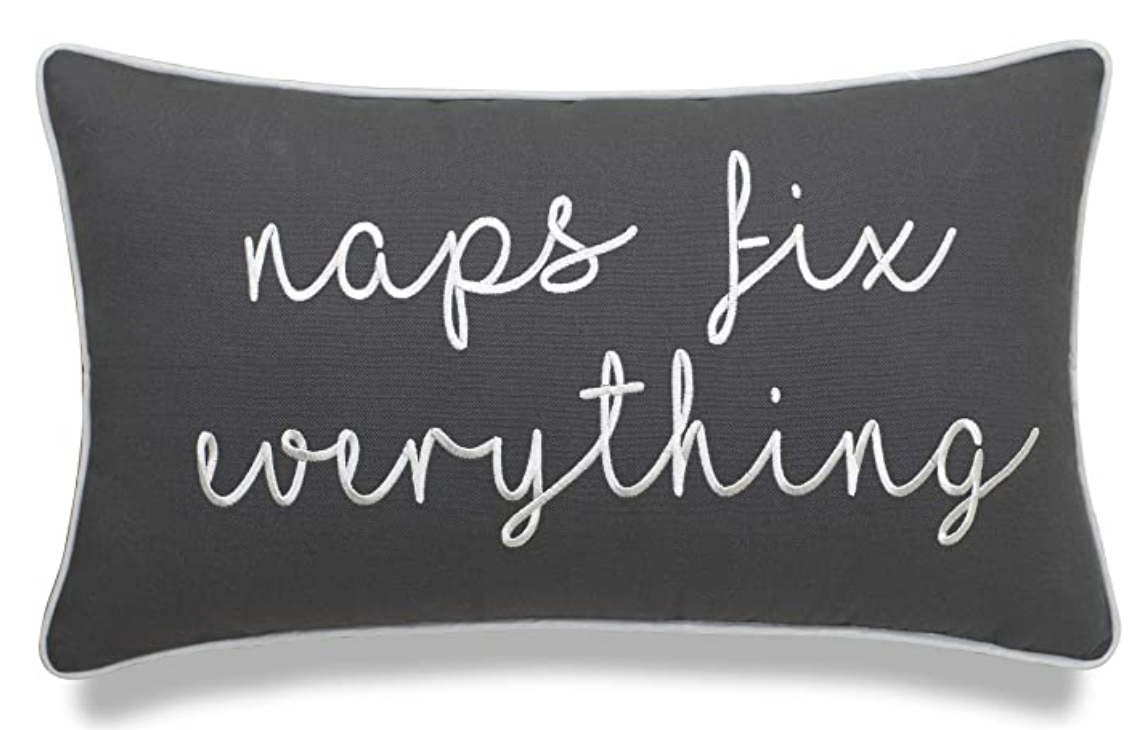 pillow with sayings